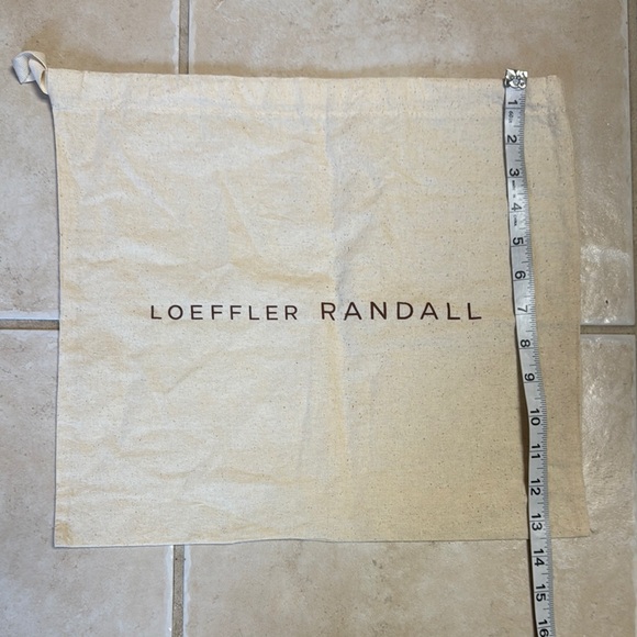 Loeffler Randall Drawstring Cream Dust/Storage Bag - Picture 2 of 5